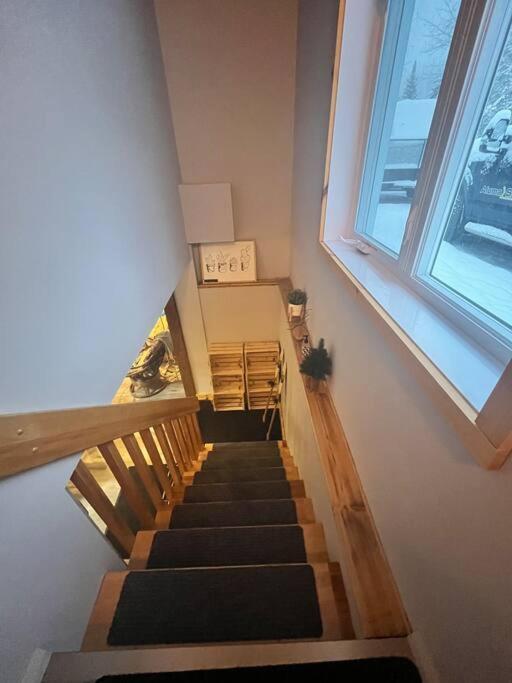Appartement Mont Edouard, Hebergement Paisible A La Montagne LʼAnse-Saint-Jean Eksteriør bilde