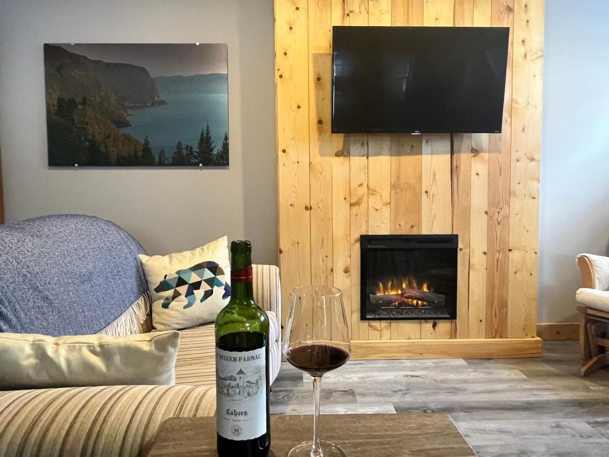Appartement Mont Edouard, Hebergement Paisible A La Montagne LʼAnse-Saint-Jean Eksteriør bilde
